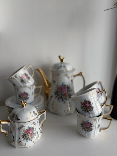 Antique vintage floral gold - floral,