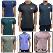 Under Armour Mens T-Shirt Short Sleeve UA Gym Fitness HeatGear Crew / Brand New