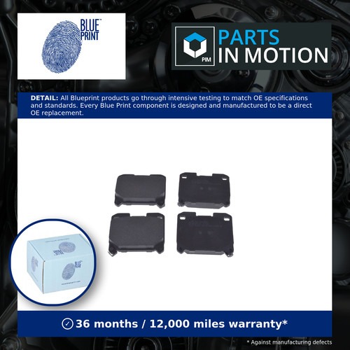 Brake pads set - set, fits