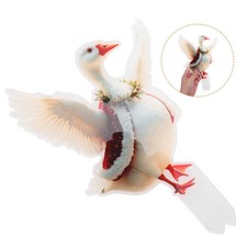  Duck Statue: Christmas Garden Decor Duck Stake Ornament - Double-Sided Resin