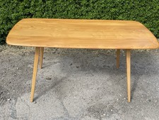 FINE RETRO ERCOL PLANK DINING TABLE AMAZING CONDITION