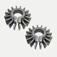 Exhaust Clamps Pair Large Fin 1½" Alloy BSA Triumph Norton Cafe Racer