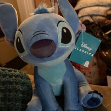 Disney Lilo And Stitch  Talking Stitch Plush Character With Sound 10" WORKING