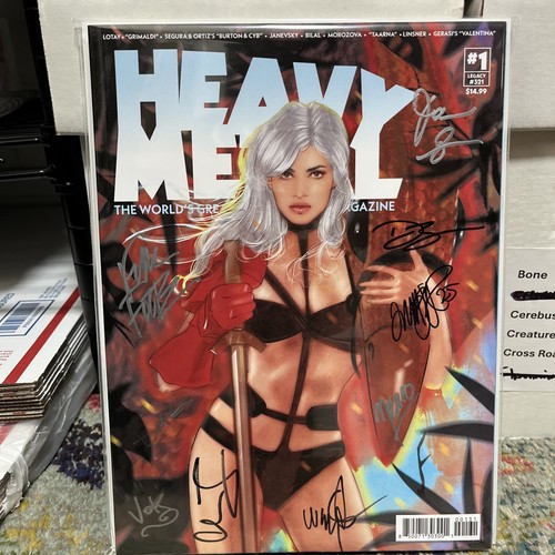 Heavy metal magazine cover - magazine,