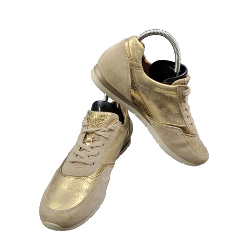 Gabor metallic gold low top - metallic,