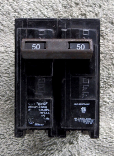 Siemens 50a amp 2 - amp, pole