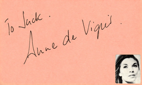 Anne vigier signed - vigier, auto