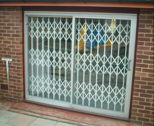 Patio door security grilles - door,