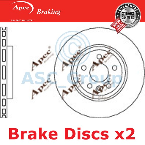 Apec braking 302mm vented - 2x,