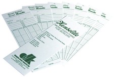 Henselite Crown Green Bowls Score Cards 100 Pack