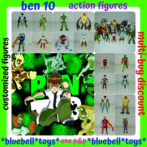 Ben action figures - 10,