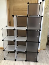 Cube Plastic Storage Wardrobe Clothes Organizer Closet Cabinet DIY Customisable