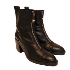 Zara Trafaluc Black Leather