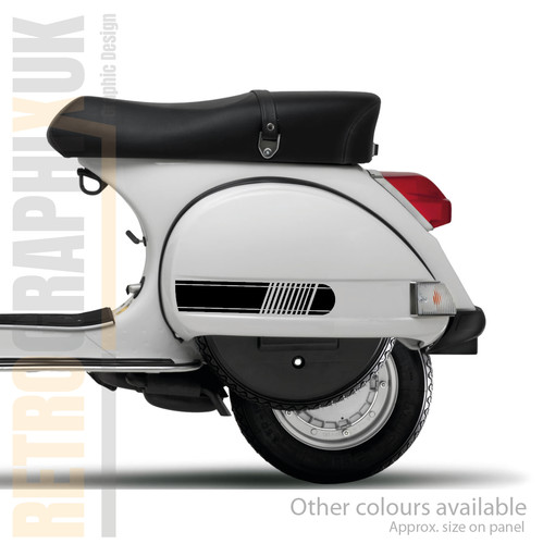 Scooter side panel stripes - scooter,
