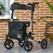 Rollator Walker 4Wheel Walking Aid Mobility Folding Disability Seat Lightweight