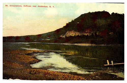 Postcard mountain scene - postcard,