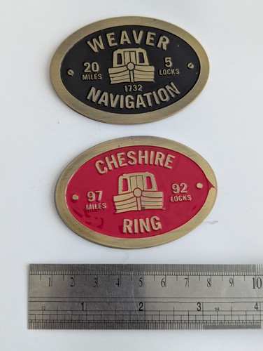 Canal boat plate - canal,