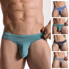Mens Sexy Briefs Bulge Pouch