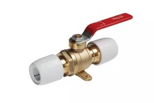Valve Hep2O Push Fit 15mm Brass Lever Ball Valve for Hot Cold