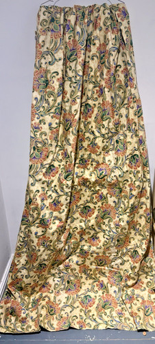 Pair bespoke large patterned