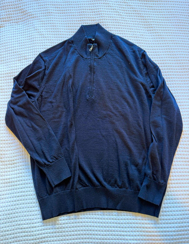 Uniqlo men navy merino - men’s,