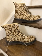 Ladies Leopard Print Ankle