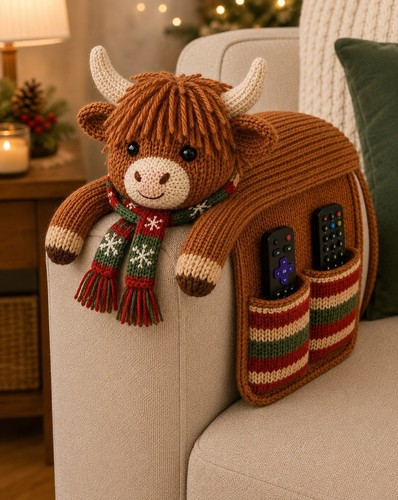 Christmas highland cow - christmas,
