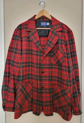 Vtg pendleton plaid - pendleton, mens