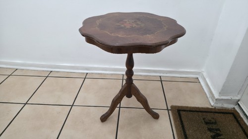 Vintage wooden side tea - vintage,