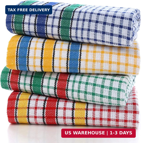 Large kitchen dish towels - dish, towels,