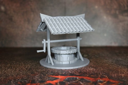 Village well tabletop - /,