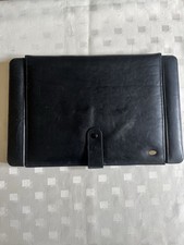 Vintage Traditional leather blotter writing pad desk pad Black