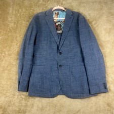 Ted Baker London Blue Linen