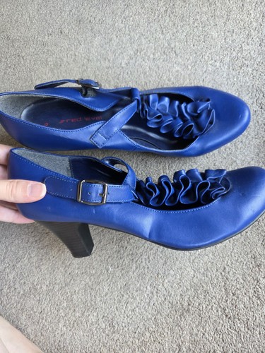 Vintage mary jane blue heel - vintage,