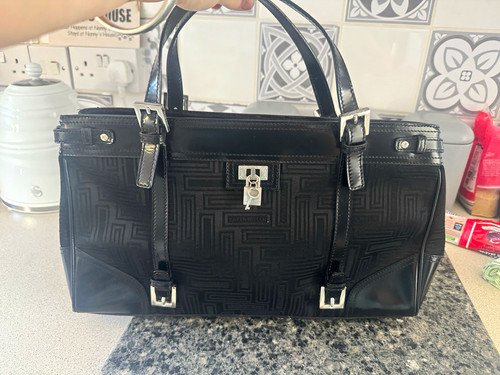Karen millen black leather - millen,