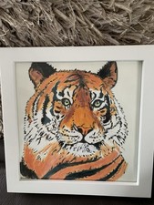 Hand Painted Tiger Picture