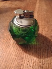 Green Glass Vintage Large