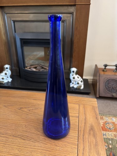 Tall cobalt blue - tall, bottle