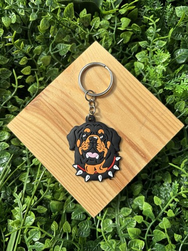 Rottweiler pvc keyring gift - pvc,
