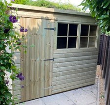8x5 garden shed tanalised - shed, t&g