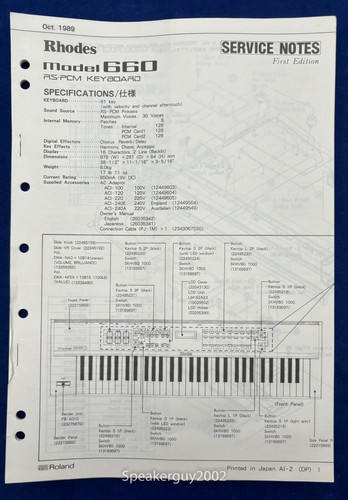 Original roland rhodes - roland,