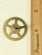 Smiths Enfield Clock Movement Chime Side 5th Wheel (See Pics To ID Mvmt)(KD545)