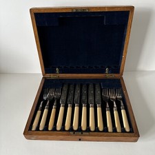 Vintage Silver Cutlery Set 6