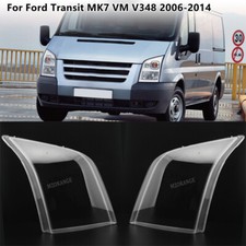 Pair Headlight Lens Cover For