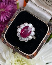 Victorian Style Ruby and