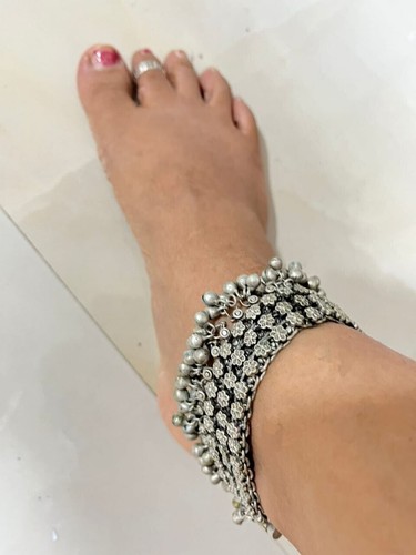 Indian german silver - silver, handmade