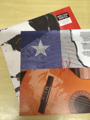 Signed james dean bradfield - signed-james,