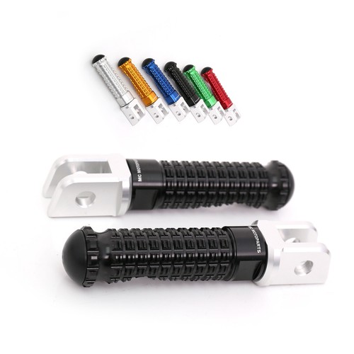 Black cnc front foot pegs - pegs, mpro