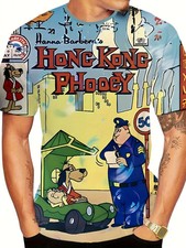 hanna barbera hong kong phooey unofficial t shirt 44 inch chest new without tags