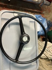 Classic Mini Mk2/3 Bakelite Steering Wheel And Steering Wheel Centre